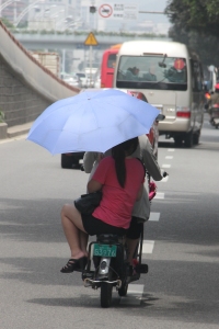 Three on a Moped in Fuzhou