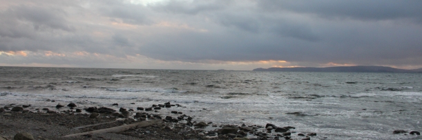 Sunset over the Mull of Kintyre from Blackwaterfoot.