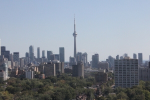 CN Tower and downtown Toronto