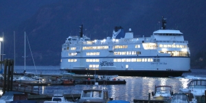 BC Ferries Queen of Oak Bay leaving Horseshoe Bay