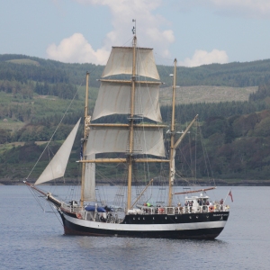 Pelican of London in the Sound of Mull
