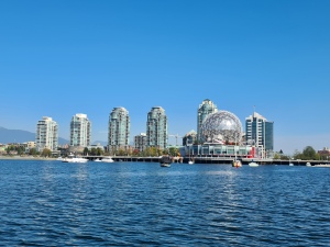 Eastern end of False Creek Vancouver, with the Science Centre